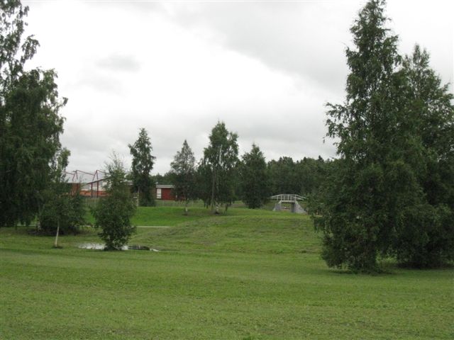 Raahe Koivuluodon urheilpuistossa on kaunis viherympäristö koivuineen ja reitteineen. Hilkka Högström 2011
