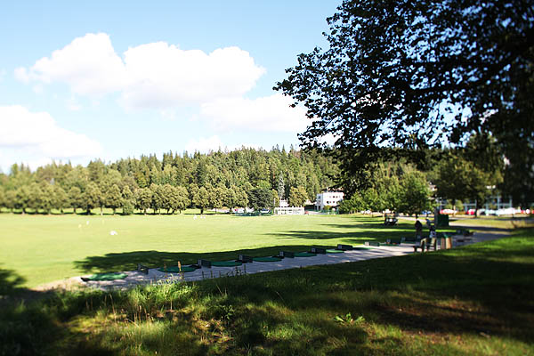 Kuva: Hämeenlinna Aulangon golfkenttä. Hanna Tyvelä 19.8.2011