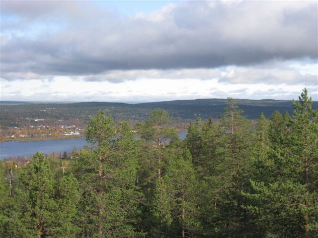 Rovaniemi Näkymä Ounasvaaran laelta pohjoiseen. Hilkka Högström 2011