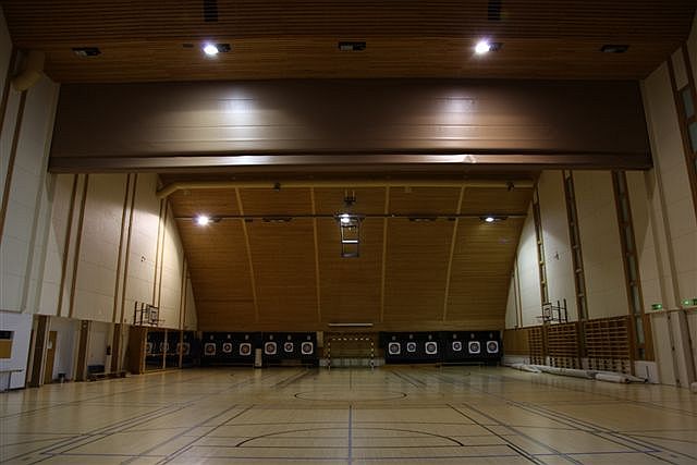 Lohja Päärakennuksen laajennuksessa 1983 valmistunut toinen palloiluhalli. Hanna Tyvelä 2011