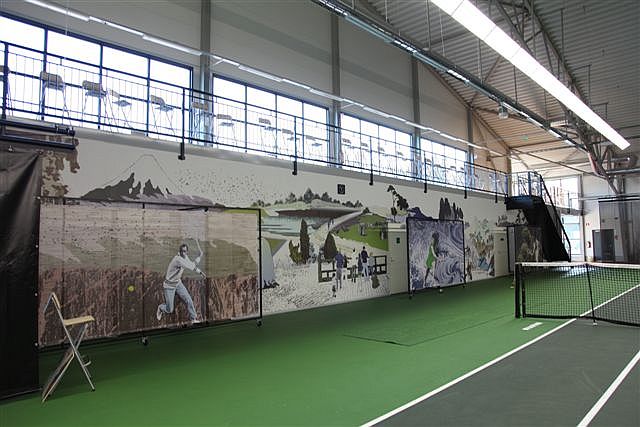 Lohja Kisakallion tennishalli. Hanna Tyvelä 2011