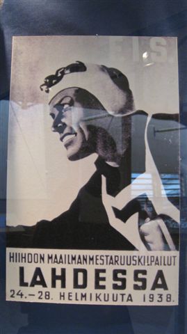 Kuva: Lahti Mainosjuliste Lahden hiihtomuseon näyttelyssä. Hilkka Högström 2011