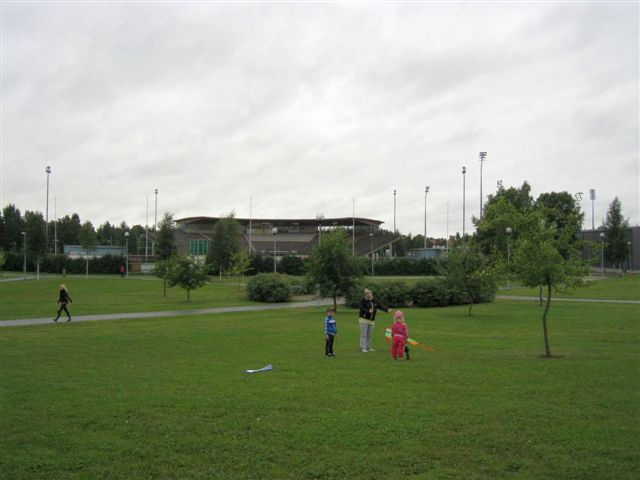 Oulu Raksilan liikuntapuistoa. Hilkka Högström 2011