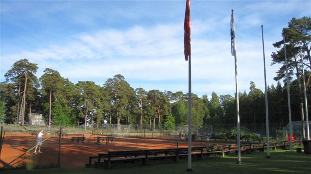 Hanko Hangon tennisstadion. Hilkka Högström 2012